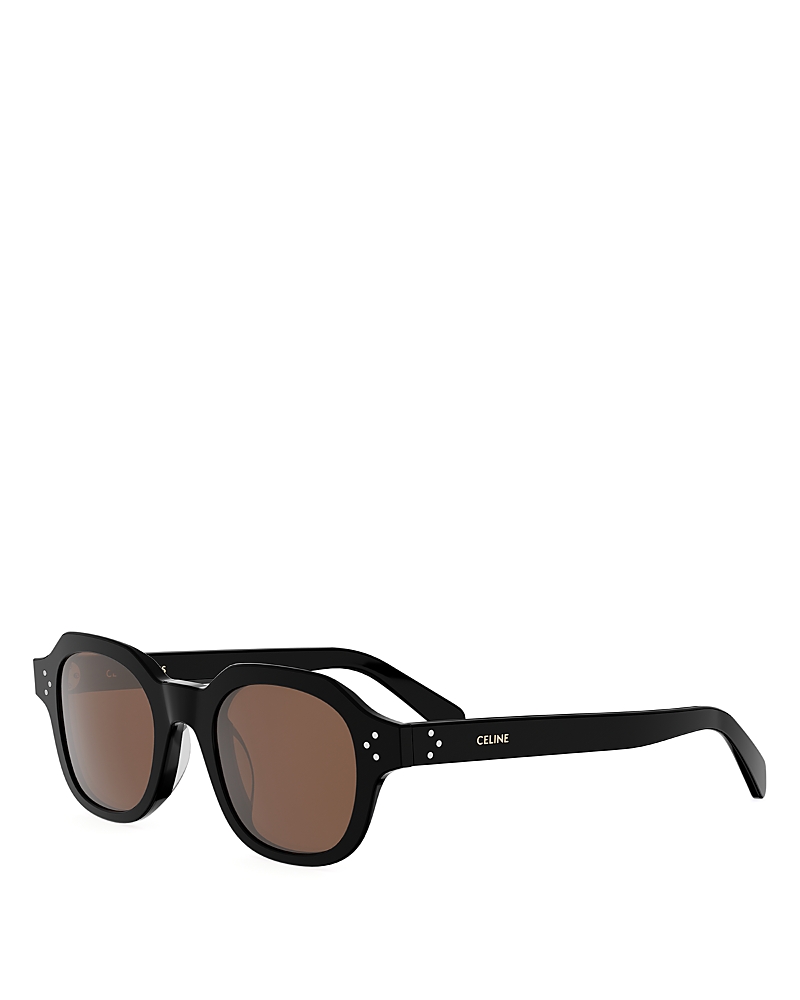Celine 3 Dots Hd Square Sunglasses, 48mm In Black