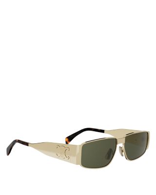 Triomphe Rectangular Sunglasses, 59mm