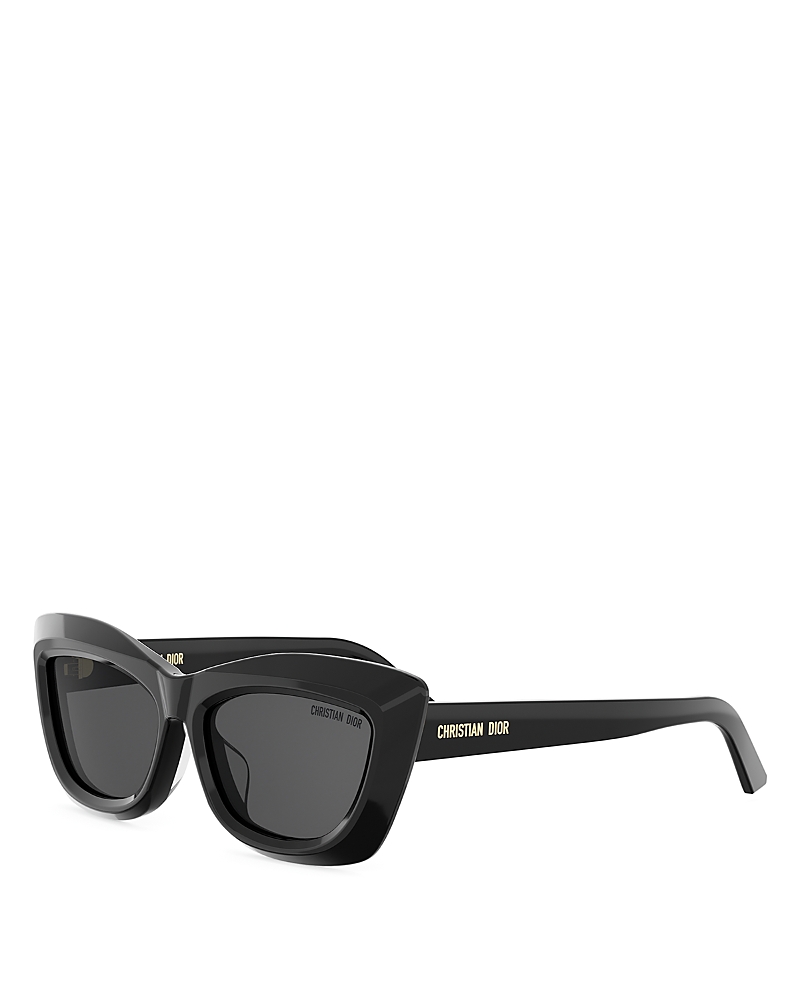 Dior DiorMidnight B3F Cat Eye Sunglasses, 56 mm