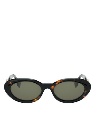 FF Diamonds Oval Sunglasses, 53mm