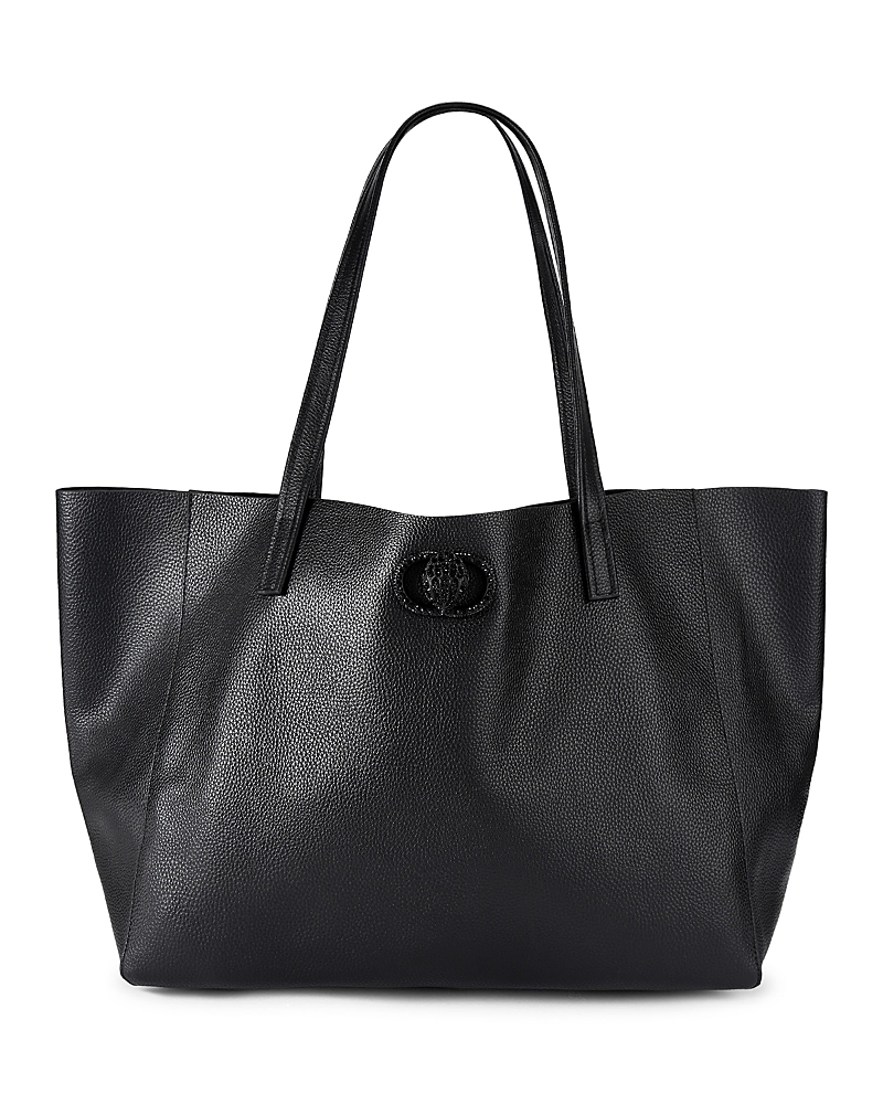 Kurt Geiger Chelsea Leather Slouch Shopper Bag In Black