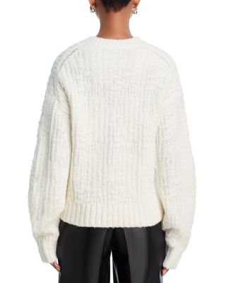 Merino Wool Blend Crewneck Sweater