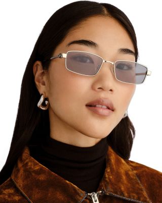 Bizarro Rectangle Sunglasses, 56mm