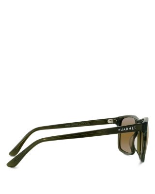 Belvedere 01 Rectangle Sunglasses, 57mm