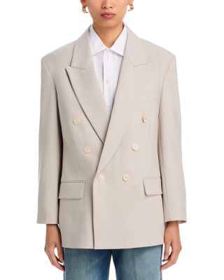 Relaxed Double Breasted Blazer