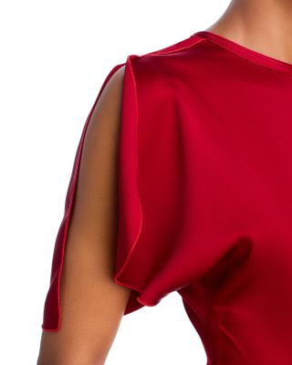 Gathered Floor Length Gown