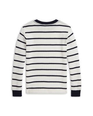Boys' Waffle Knit Cotton Long Sleeve Tee - Little Kid