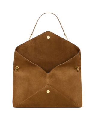 Cassandre Xxl Pouch on Chain in Suede