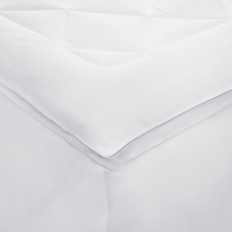 Hudson Park Collection Dreamweave Mattress Pad, Full In White