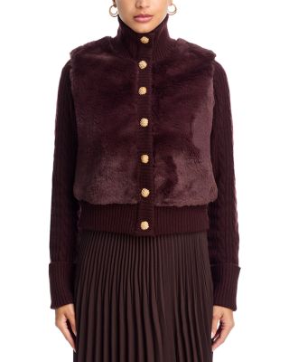 Logan Faux Fur Sweater Jacket