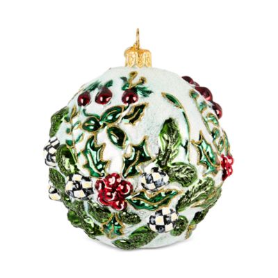 Cardinal Ball Glass Ornament