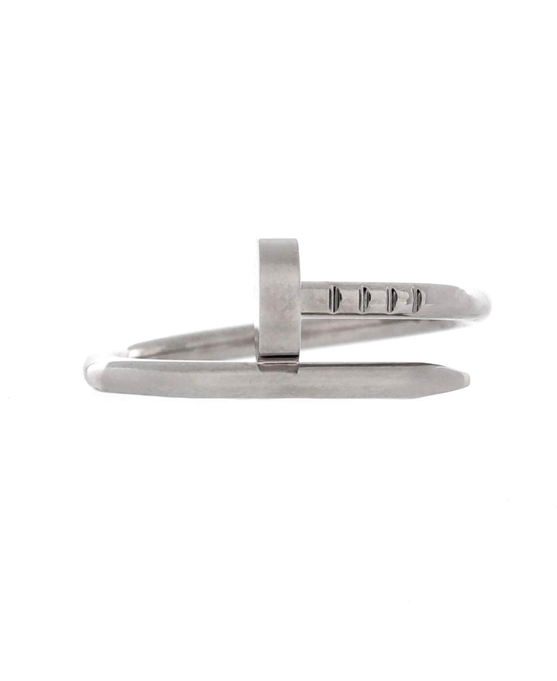 Click to view more detailed imagery on our partner's website Pre-owned Pre-owned Cartier Cartier Small Juste Un Clou Ring 18k White Gold