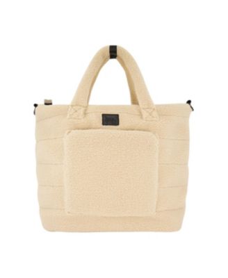 Adult Unisex Sherpa Tote-Style Diaper Bag