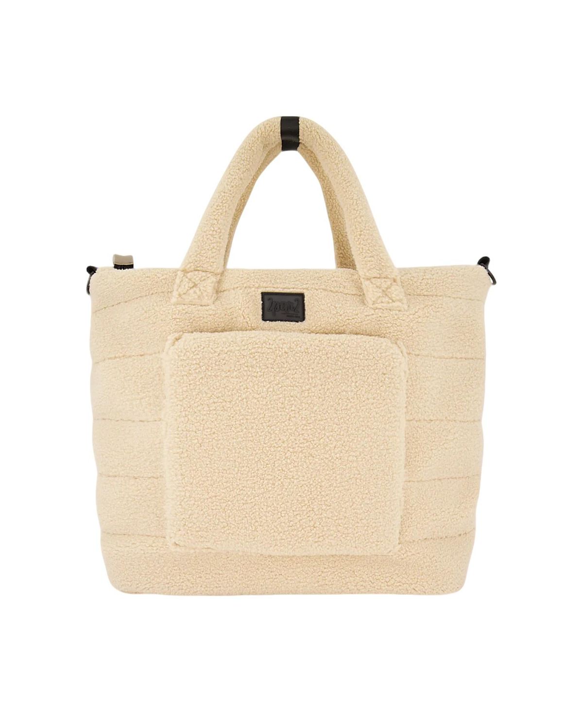 Deux par Deux Adult Unisex Sherpa Tote-Style Diaper Bag