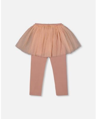 Girls' Leggings with Tulle Skirt - Big Kid