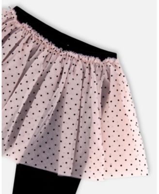 Girls' Leggings with Tulle Skirt - Big Kid