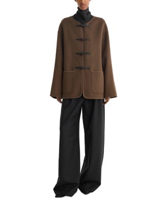 Mandarin Wool Double Jacket