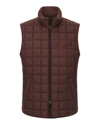 Gilet In Technical Fabric With Goose Down