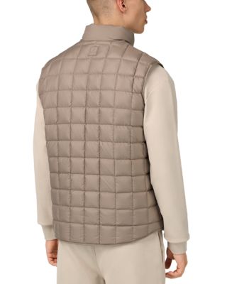 Gilet In Technical Fabric With Goose Down