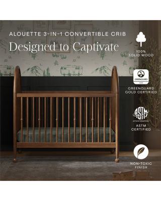 Alouette 3-in-1 Convertible Spindle Crib