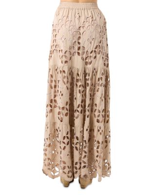 Bora Bora Eyelet Cutout Skirt