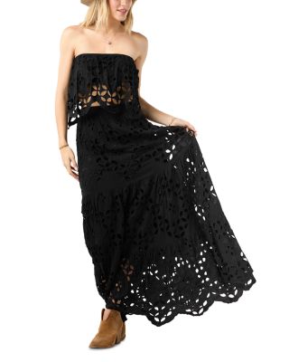 Bora Bora Eyelet Embroidered Strapless Top