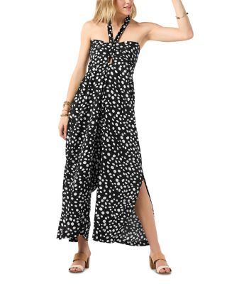 Liv Halter Cut Out Slim Fit Jumpsuit 