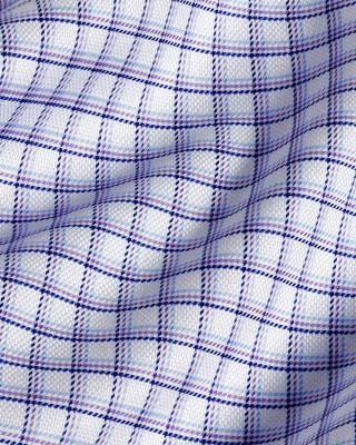 Trim Fit Printed Dobby Dress Shirt