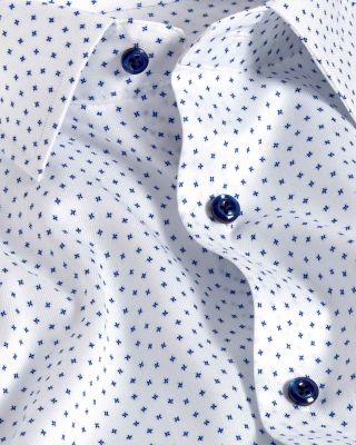 Trim Fit Printed Tossed Neat Dress Shirt