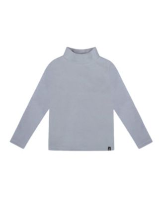  Girls' Super Soft Ribbed Mock Neck Top - Little Kid