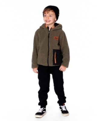 Unisex Reversible Mid-Season Sherpa Jacket - Big Kid