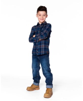 Boys' Long Sleeve Flannel Shirt - Little Kid