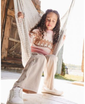 Girls' Wide Leg Corduroy Pants - Little Kid