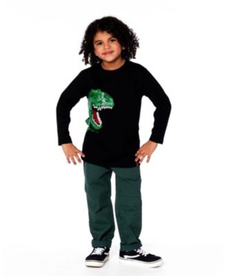 Boys' Twill Jogger Pants with Patch Pockets - Baby