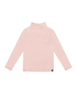  Girls' Super Soft Ribbed Mock Neck Top - Big Kid