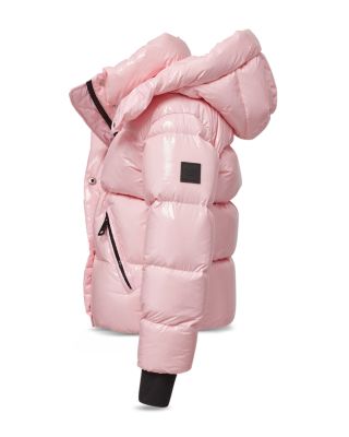 Girls' Elsa Hooded Down Coat - Big Kid