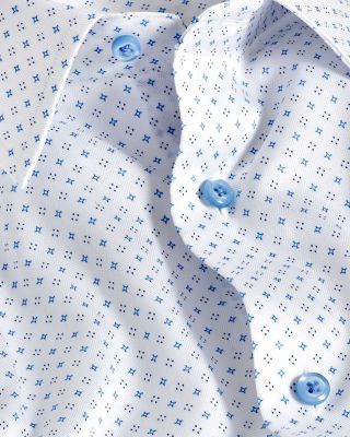 Trim Fit Printed Dress Shirt