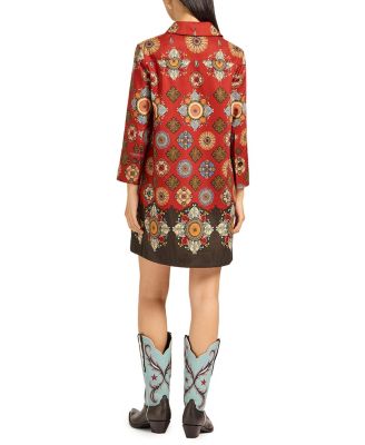 La Doublej Short Artemis Dress Nucleus Placee Rust