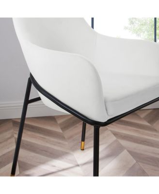 Jovi Performance Velvet Dining Armchair, Set of 2