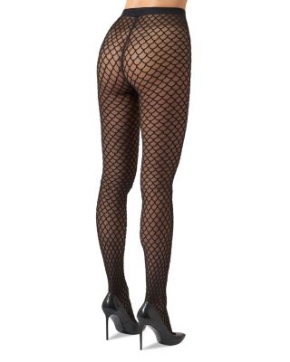 Wolford Velvet Net Illusion Tights