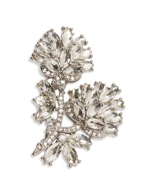 Civada Crystal Flower Brooch