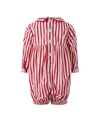 Boys' Candy Cane Smocked Babysui - Baby