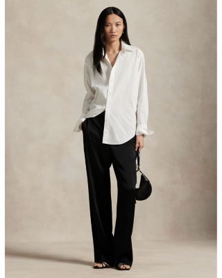 Satin Relaxed Straight Pant