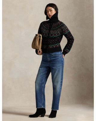 Fair Isle Wool Blend Cardigan