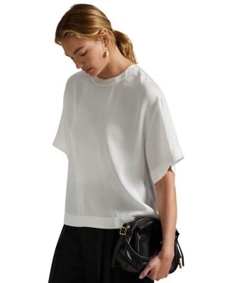 Oversize Satin Tee