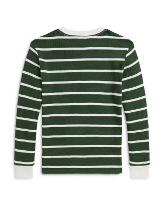 Boys' Waffle Knit Cotton Long Sleeve Tee - Big Kid