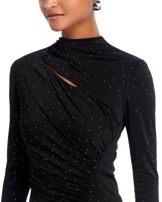 Long Sleeve Studded Gown - Exclusive