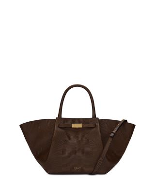 New York Embossed Leather Tote
