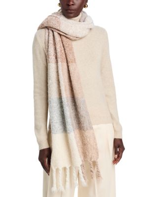 Color Block Boucl&eacute; Scarf - Exclusive
