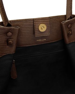 New York Embossed Leather Tote